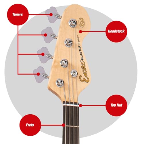 Encore E40 Blaster Bassgitarre - Sunburst