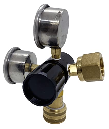 Preece Precision Adjustable High Flow 0-250 Psi Carbon Dioxide Cga320 Co2 Regulator For Tires thumb #1