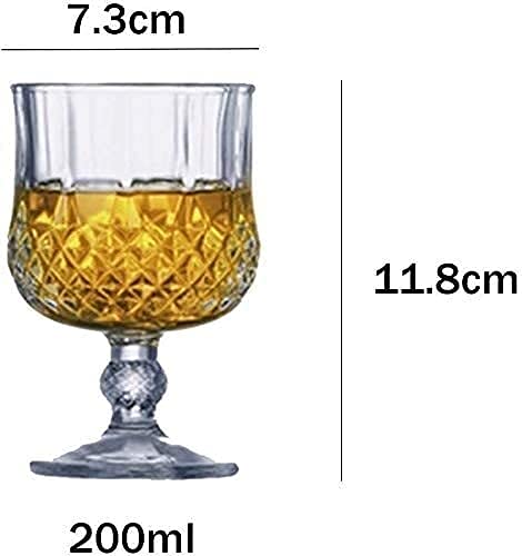 Karafset Whiskykaraf Wijnkaraf Whiskykaraf En Glazenset 100% Glazen Whiskykaraf 800 Ml Unieke Stijlvolle Perfecte… - Afbeelding 4