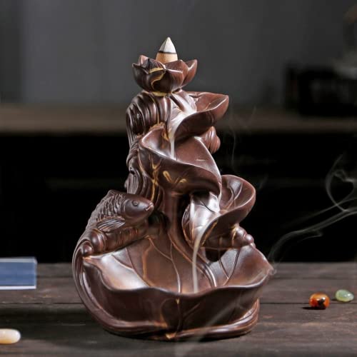 Censeur aromathérapie lotus intérieur diffuseur encens à refoulement