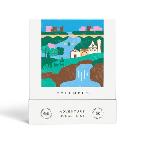 Columbus Adventure Bucket List: 50 Scratch-Off Cards for Outdoor Activities, Tourist Attractions, and Road Trips - Perfect Travel Gift and Guide for Exploring Ohio