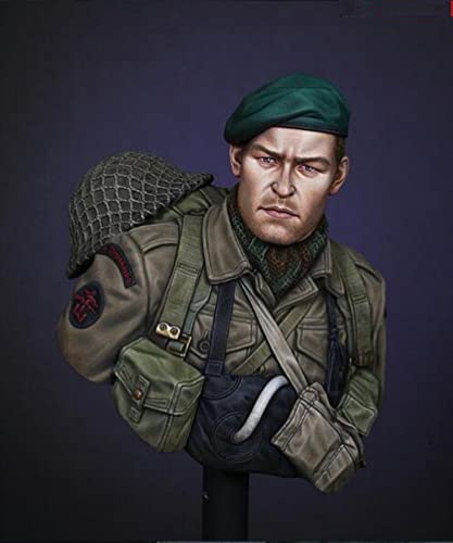 Figura de Resina 1/10 British Commando sin pintar y sin armar miniatura 2