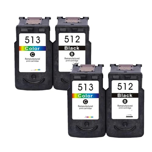 Cartouche d'encre PG512 noire CL513 couleur pour impressions nettes MP280
