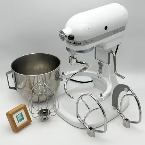 Image of Durable Spiral Dough Hook - Compatible with KitchenAid Heavy Duty Series 5 Qt Bowl-Lift Stand Mixers(K4, K5, K5A, K5SS, KSM5, KDM5, KPM5, KP50, KSM50, KPM50, KSM450, KSM500, KPD162, KSMC50, PRO 500)