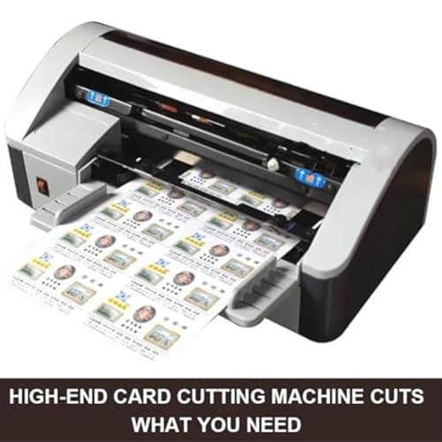Cortadores automáticos de tarjetas de visita: cortadores de papel eléctricos para tarjetas de 90 x 54 mm, corte de 30-40 piezas por minuto, para negocios, invitaciones, membresías