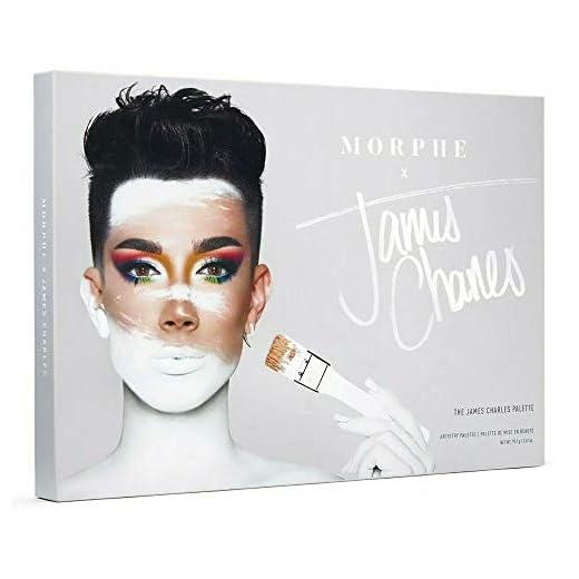 Morphe x James Charles Artistry Palette - 39 Eyeshadows and Pressed Pigments - Crazy Colorful, Deeply Pigmented Shades - Matte, Metallic, and Shimmer shades