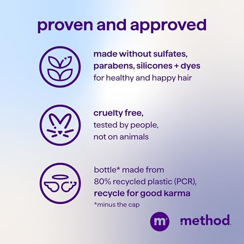 Image of Method Moisturizing Conditioner, Simply Nourish - Revitalizes Dry Hair, Safe for Color-Treated Hair - Sulfate Free and Cruelty Free - 13.5 oz, Pack of 3
