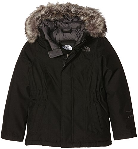 The North Face G Greenland Down - Anorak para niña, color negro (black/tnfblk/graphtgr), talla Small
