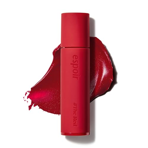 Image of Espoir Iconic Lip Stain The Red - Long Lasting Korean Lip Stain with Hydrating Hyaluronic Acid, High Pigment Red Lip Tint, Lightweight Transfer-Resistant Formula for Smooth, Defined Lips