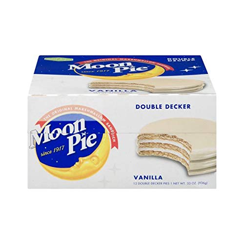 MoonPie Double Decker, Vanilla, 2.75 oz, 12 Count Pack