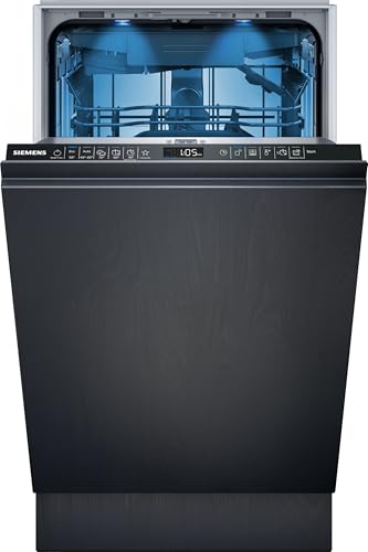 Siemens SR65EX09ME iQ500 Lave-vaisselle entièrement intégré, 45 cm, varioSpeed Plus, autoOpen Dry, smartStart, système de panier varioFlex Pro, tiroir vario,...