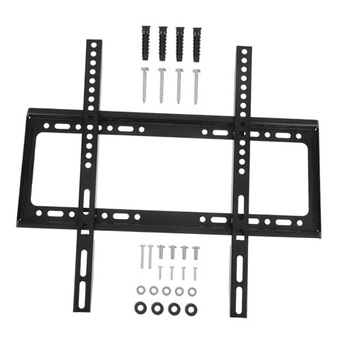 SOLUSTRE Low Mount Stand 26-63 Inch Minimalist Adjustable Tilt Complete Installation Kit