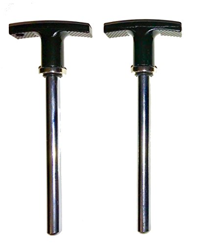 SBDs (Pack of 4) MAGNETIC Pin, Tensile (3/8\" Dia x 3-1/4\" to 3-1/2\" Locking Grip ) Universal Weight Stack Heavy Duty SELECTOR KEY - Deluxe Aluminum T Handle Knob - World Class Hitch PINS - Thumbnail 5