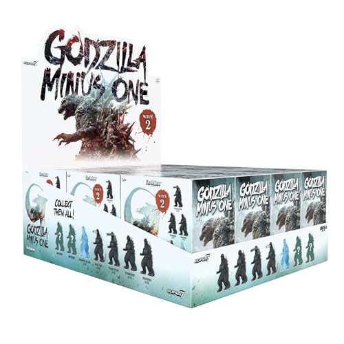 Image of Super7 Toho Godzillla Minus One Blind Box Flat - (12 Pack) 3.75 inch Toho Godzilla Action Figures - Classic Movie Monster Collectibles and Retro Toys