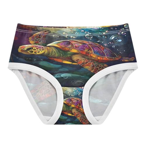 Colorful Sea Turtles Toddler Girls's Underwear 2T 202b8903