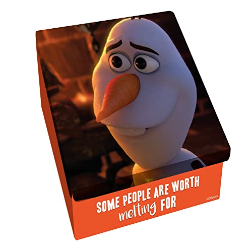 oficial caja de lata regalo de la baratija de Olaf congelado colector de Disney