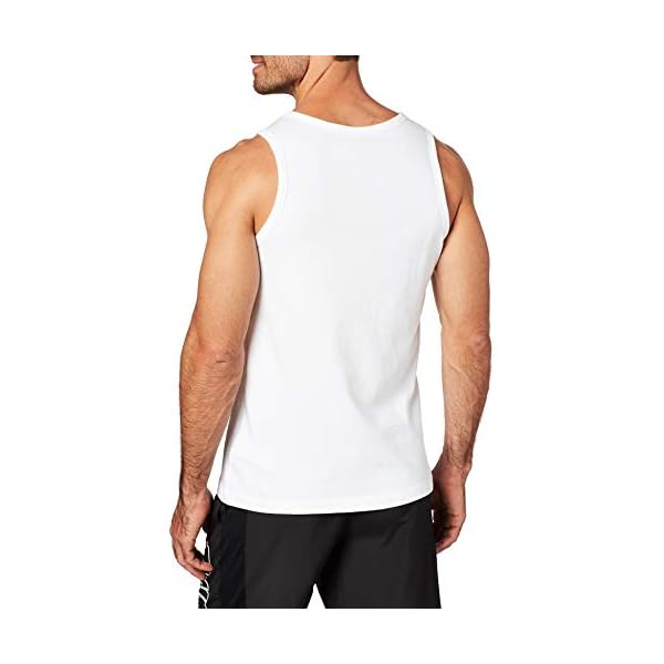 Nike Sportswear Mens Futura Icon Tank Sleeveless Top AR4991-101 Size S White/Black - Image 4