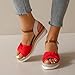 Imagen de Sandalias Mujer Con Cuña Plataforma Verano Sandalias Esparto De Vestir Con Hebilla Ortopédicas Antideslizantes Casual Zapatos Alpargatas Tacon Flexibles Punta Abierta Moda Senderismo Fiesta Playa 2025