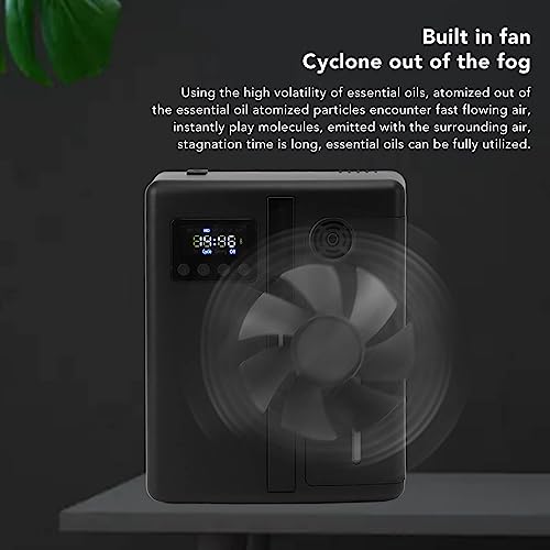 Topiky Machine à Air Parfumée Bluetooth Améliorée, Diffuseur D'huiles Essentielles à Atomisation Intelligente, Professionnel, Noir