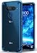 Produktbild Ringke Fusion Kompatibel mit LG V40 ThinQ Hülle, Aktualisiert Transparent Rückseite PC TPU Rahmen Dämpfer Cover Anti Cling Dot Matrix Tech Handyhülle Case für LG V 40 ThinQ Schutzhülle - Aqua Blue