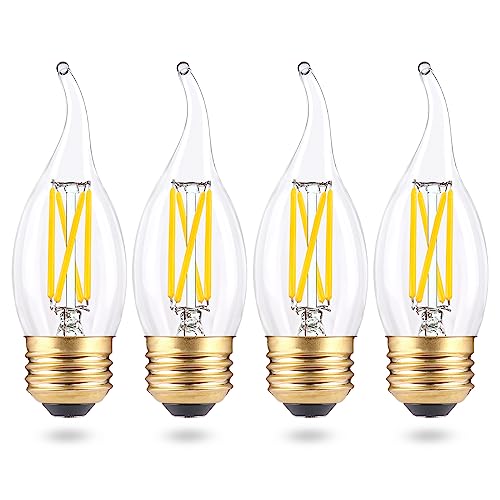 Candelabra Led Light Bulbs Dimmable, E26 Led Bulb 40 Watt