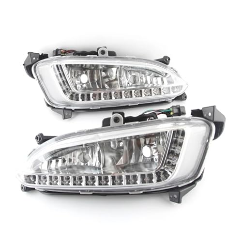 Phare antibrouillard LED 12V pour Hyundai Santa Fe IX45 2013-2015 étanche