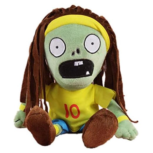 Bjhneq Plants vs. Zombies sport zombie plysch fyllda leksaker 30 cm, zombie rollspel plysch leksaker gåvor pojkar och flickor julklappar