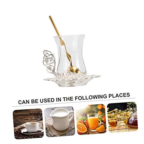 UPKOCH 5 Conjuntos De Caneca De Café Vintage Enfeite De Coquetel Copos Sofisticados Decoração De Esc