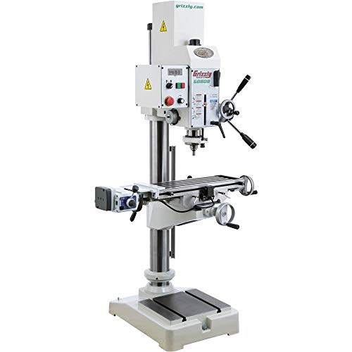 Grizzly Industrial G0808-20-3/4" Gearhead Drill Press With Cross-Slide Table #TOP8