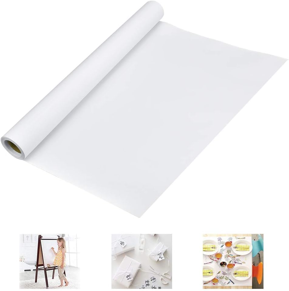 Rotolo Carta Da Disegno 30cm X 15m - Bianco, 70g/m&sup2;, Per Cavalletto E Artigianato
