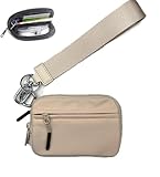 iriscard mini 4 scanner de carte visite Small and Spacious: With ample storage space, three zipper pockets and a transparent space pocket space and a metal hook that can be used as a finger hook, it provides enough space to store cash, cards, sunglasses, and other small valuables.