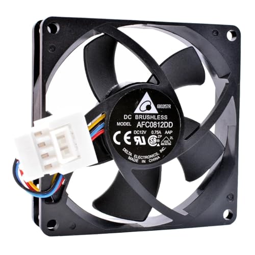 Grand débit d'air avec le ventilateur serveur 8 cm AFC0812DD 12V à billes