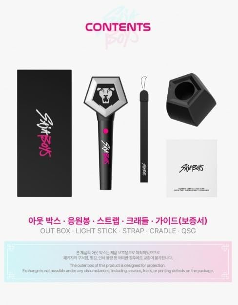 SAJA BOYS Official Light Stick, K-Pop Demon Hunters Fan Light with Strap and Cradle, MD Goods