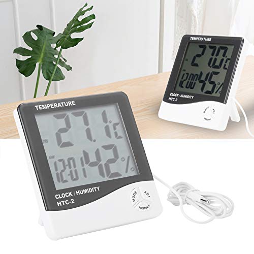 Thermometer Hygrometer Indoor Outdoor Digital Temperature Large Lcd Display Humidity Meter Guage Measurement Tools For Room Incubator Greenhouse Wine Cellar #TOP6