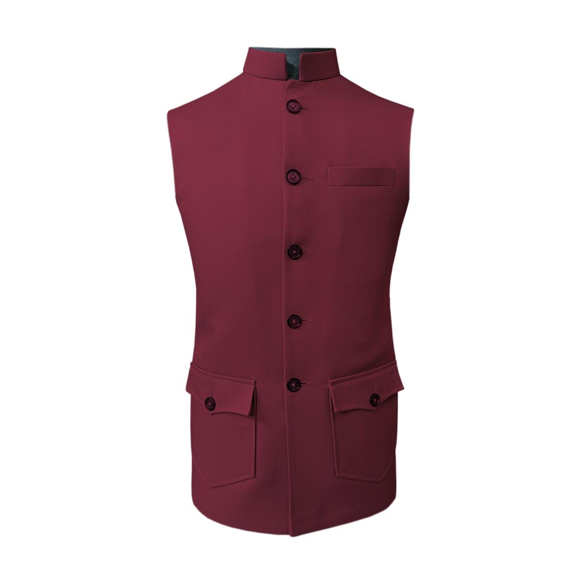 A.Z COLLECTION Men's Traditional Cotton Solid Nehru Jacket/Jawaharcut Jacket/Waistcoat for Ocassion.-image-23