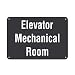 Elevator Mechanical Room Business Sign Elevator Signs Vinyl Sticker Decal 8