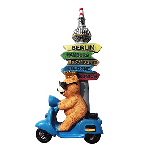 ベルリン ドイツ 3D 熊 テレビ タワー 冷蔵庫 マグネット お土産 ギフト 樹脂 ハンドメイド ベルリン 冷蔵庫 マグネット ホーム&キッチンデコレーションコレクションのサムネイル