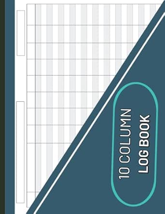 Amazon.com: 10 Column Log Book: Multipurpose, Customizable Columnar ...