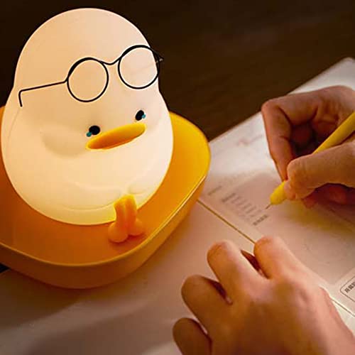 Lámpara de Mesa de Noche LED Recargable Pato Silicona miniatura 5