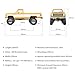 EAZYRC FMS 1/18 FCX18 Chevy K10 RC Crawler RTR with License Red, RC Pickup Truck 4x4 Chevy Hobby Grade 2-Speed Transmission Monster Truck for Adults with Led Light,Battery (Yellow)