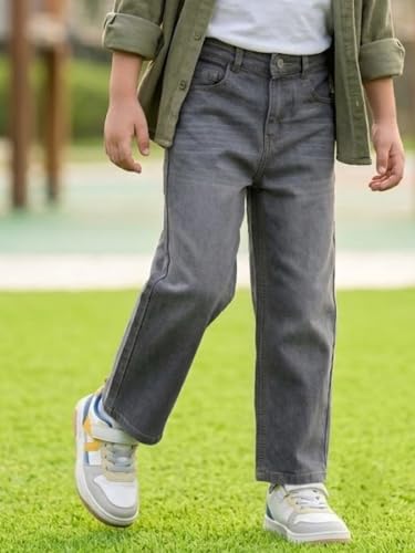 Image of Urbano Juniors Boy's Loose Baggy Fit Washed Denim Jeans Stretchable