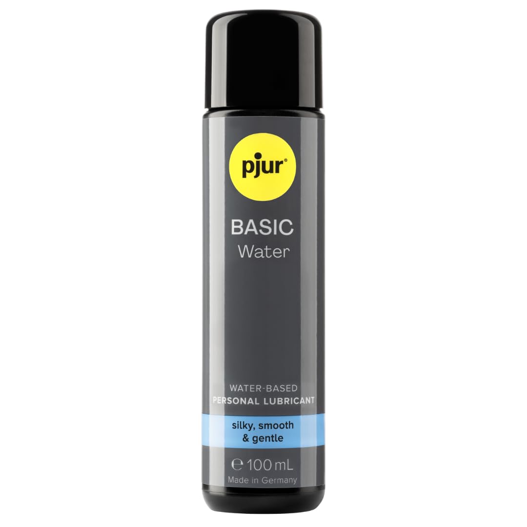 pjur Basic Water-Base - Water-Based Personal Lubricant for First-Timer Users - Also Suitable for Toys (100ml)
