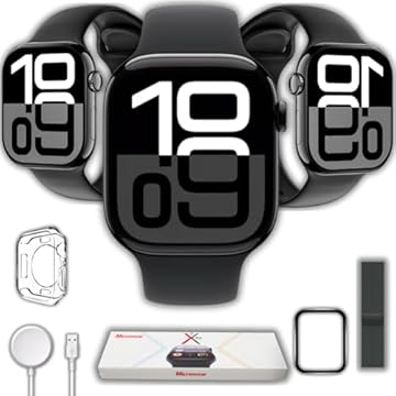 Relogio Inteligente Smartwatch MICROWEAR S10 Pro + Serie 10 NFC Chatgpt Gps Original Masculino Feminino (Preto)