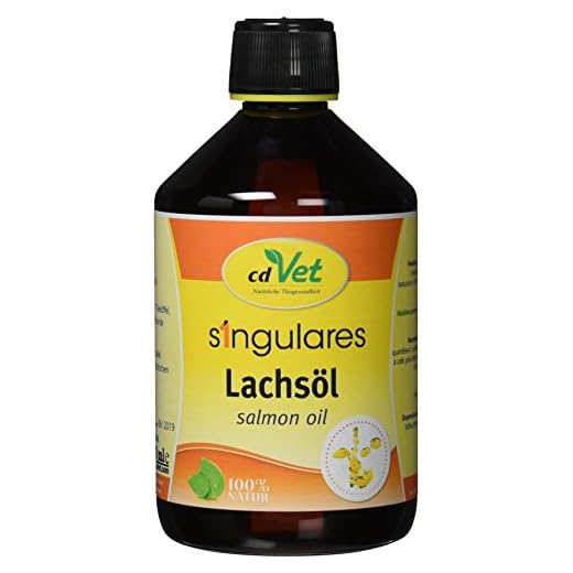 cdVet naturliga produkter singulares laxolja 500 ml – hund, katt – fodermedel – tillförsel till omega 3 fettsyror – näringsämnen – komplement till barfen – välbefinnande – helt naturliga ingredienser