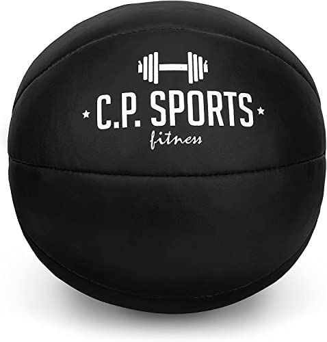 C.P. Sports Medizinball Kunstleder Schwarz Braun Pink, Fitness Ball, Trainingsball, Gewichtsball, Slamball, Gewichtsbälle in 0,5kg, 1kg, 2kg, 3kg, 4kg, 5kg, 6kg, 7kg, 8kg, 9kg, 10kg, 12,5kg, 15kg