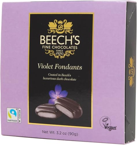 Beechs Violet Fondants 90g - Floral Chocolate-Covered Creams