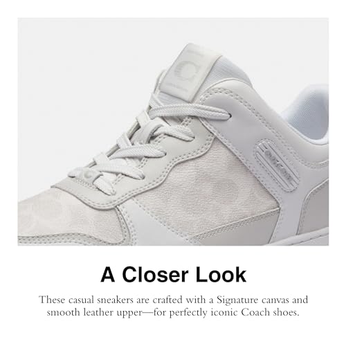 Coach Men's C201 Mixed Material Sneaker4