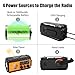 QAUYYW 74000mWh Emergency Radio with NOAA Weather, Portable Hand Crank SW/AM/FM Survival Radio with Fast Charge Rechargeable Solar Battery, Flashlight, Reading Lamp,SOS Sirenor Home Outdoor