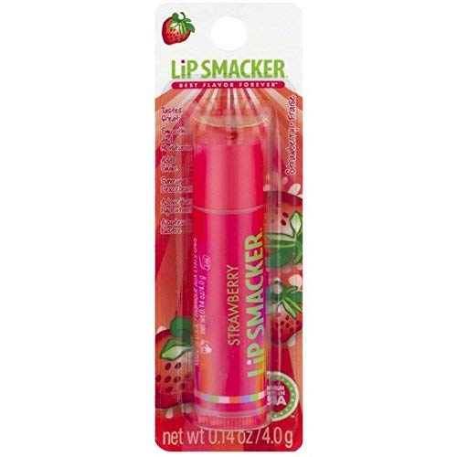 Lip Smacker Strawberry Lip Balm, 0.14 Oz (Pack Of 3) #TOP9
