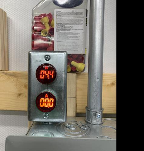 Ac220v 22mm digitale ampèremeter 0-100a stroommoni